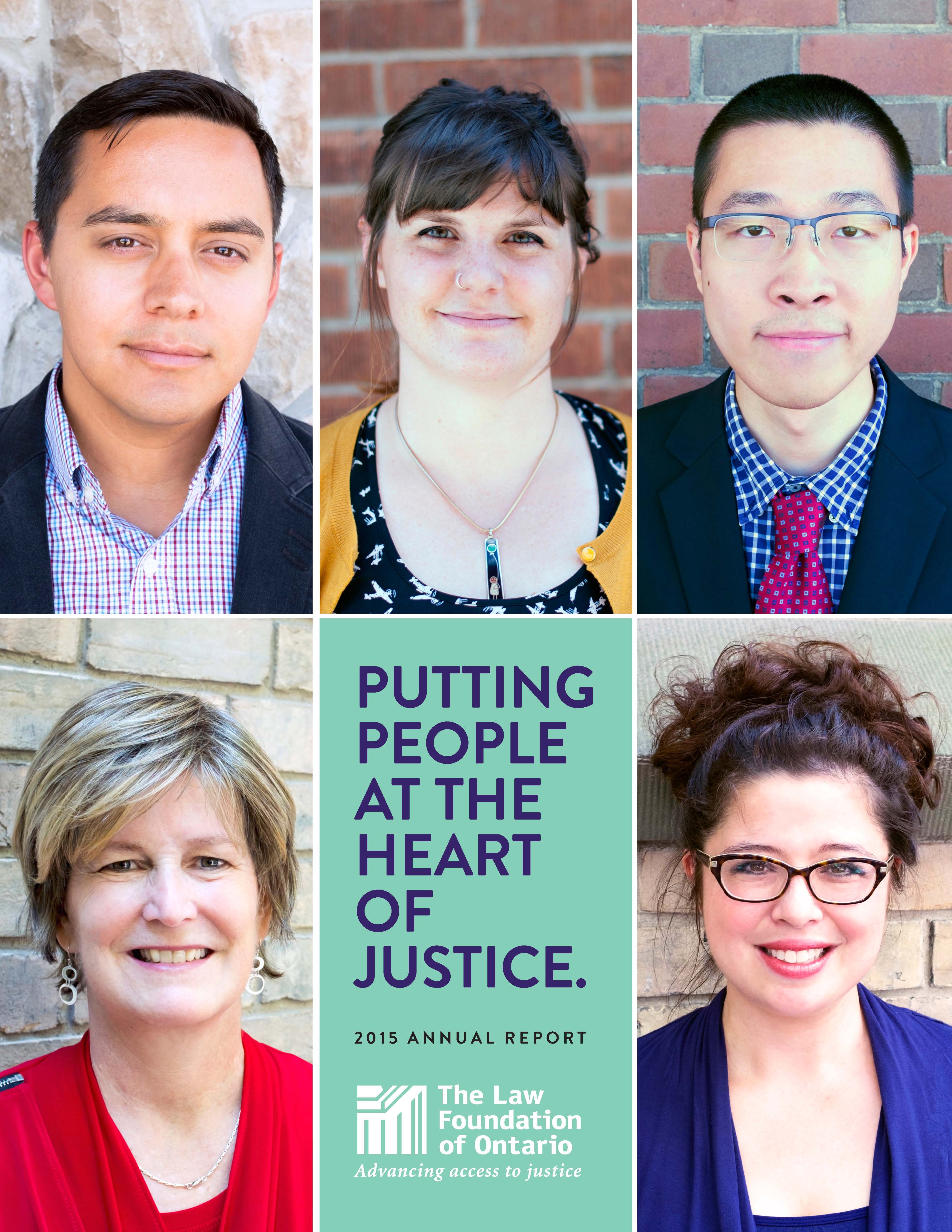 2015 Annual Report Putting People at the Heart of Justice