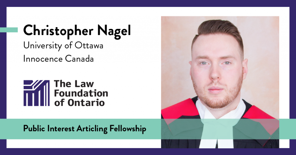 Christopher Nagel, Innocence Canada 