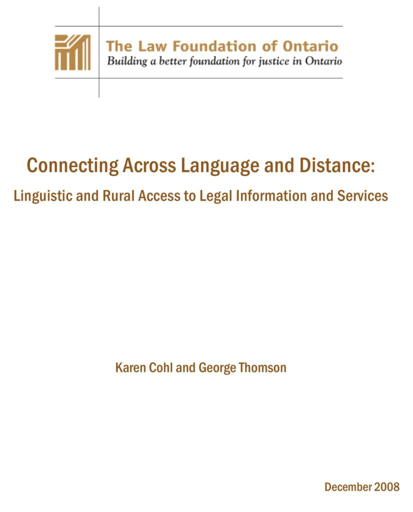 Addressing language, distance barriers