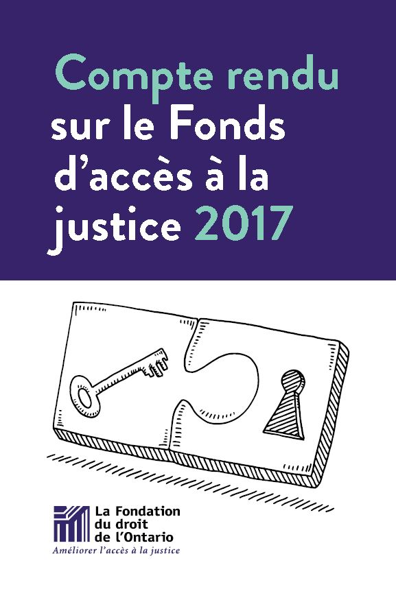 Compte rendu sur le Fonds d’accès à la justice 2017